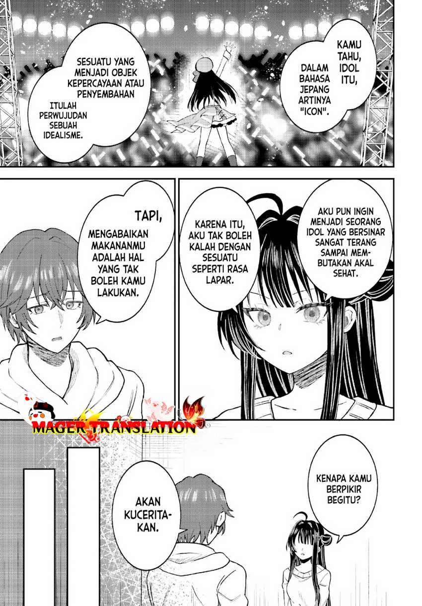 Ore no Haitoku Meshi o Onedari Sezu ni Irarenai, Otonari no Top Idol-sama Chapter 1.3 - halaman 7
