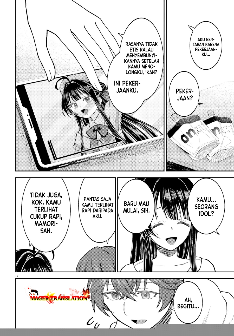 Ore no Haitoku Meshi o Onedari Sezu ni Irarenai, Otonari no Top Idol-sama Chapter 1 - halaman 13