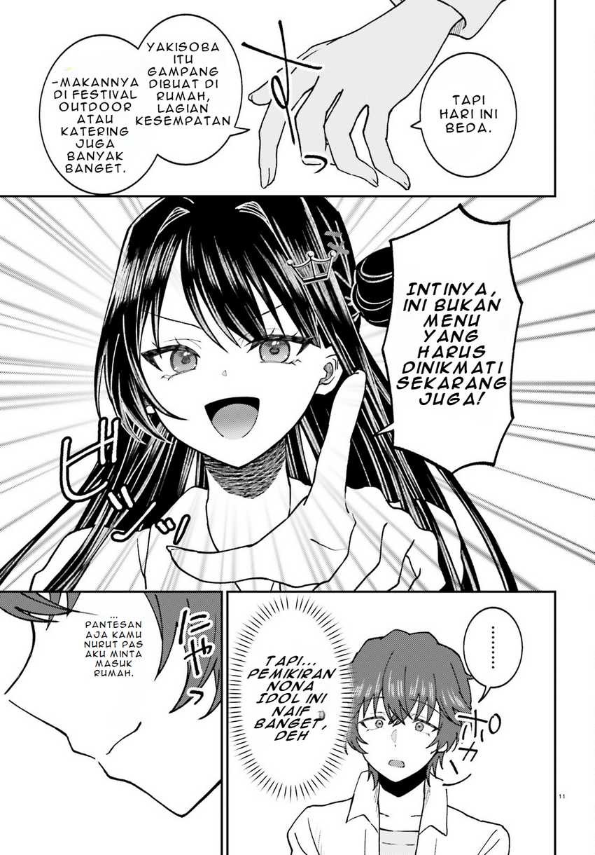 Ore no Haitoku Meshi o Onedari Sezu ni Irarenai, Otonari no Top Idol-sama Chapter 3 - halaman 12