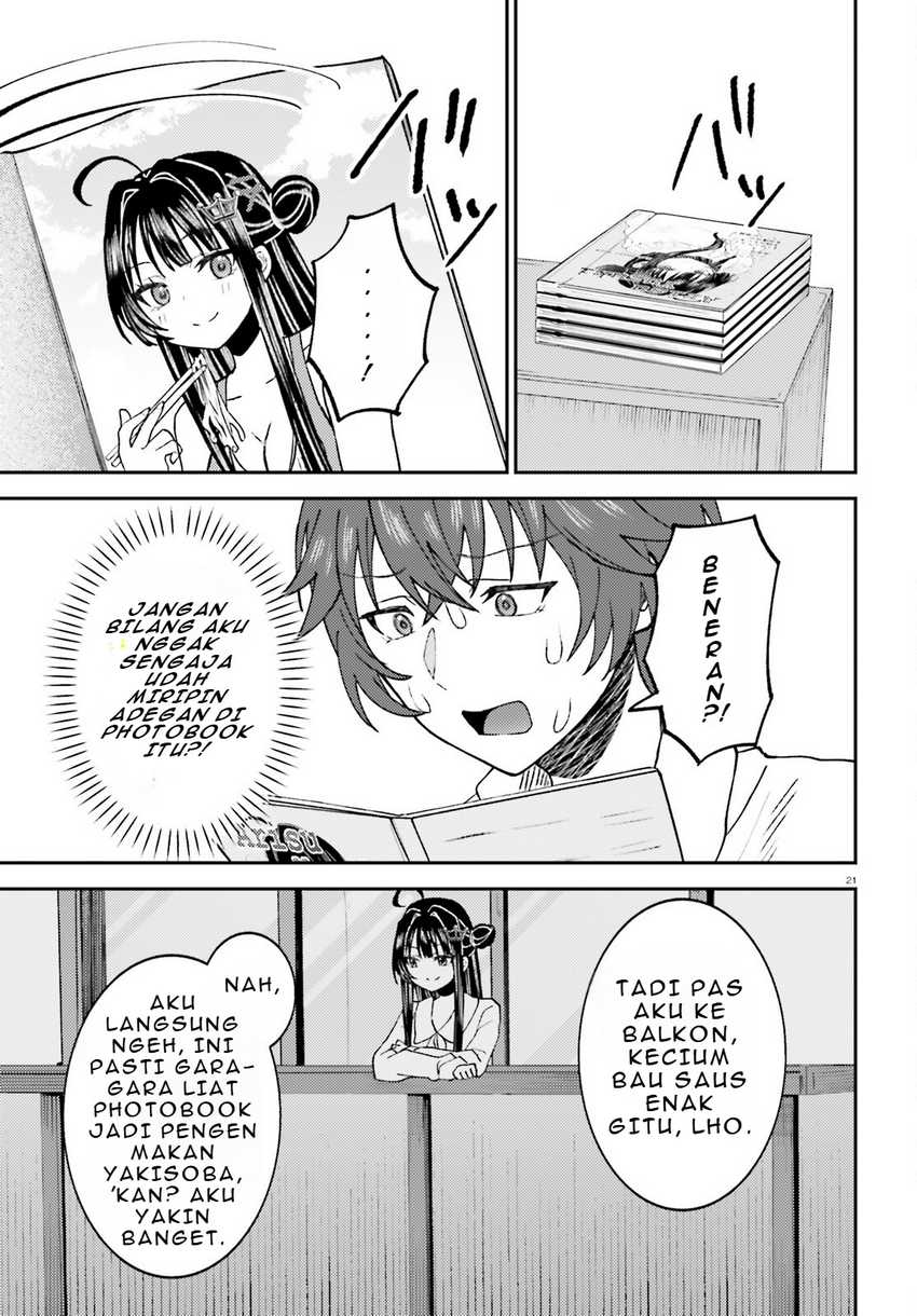 Ore no Haitoku Meshi o Onedari Sezu ni Irarenai, Otonari no Top Idol-sama Chapter 3 - halaman 22