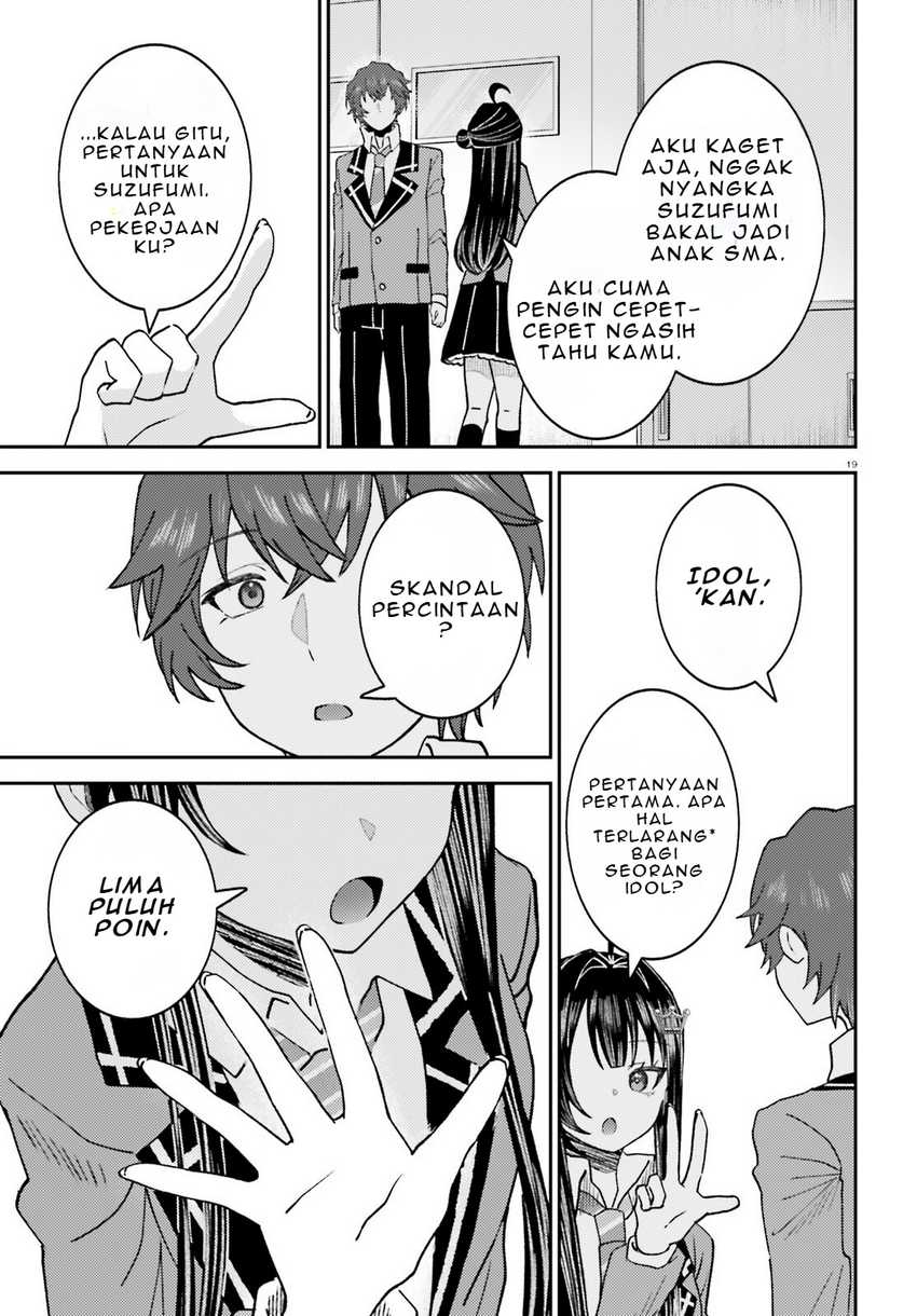 Ore no Haitoku Meshi o Onedari Sezu ni Irarenai, Otonari no Top Idol-sama Chapter 4 - halaman 20