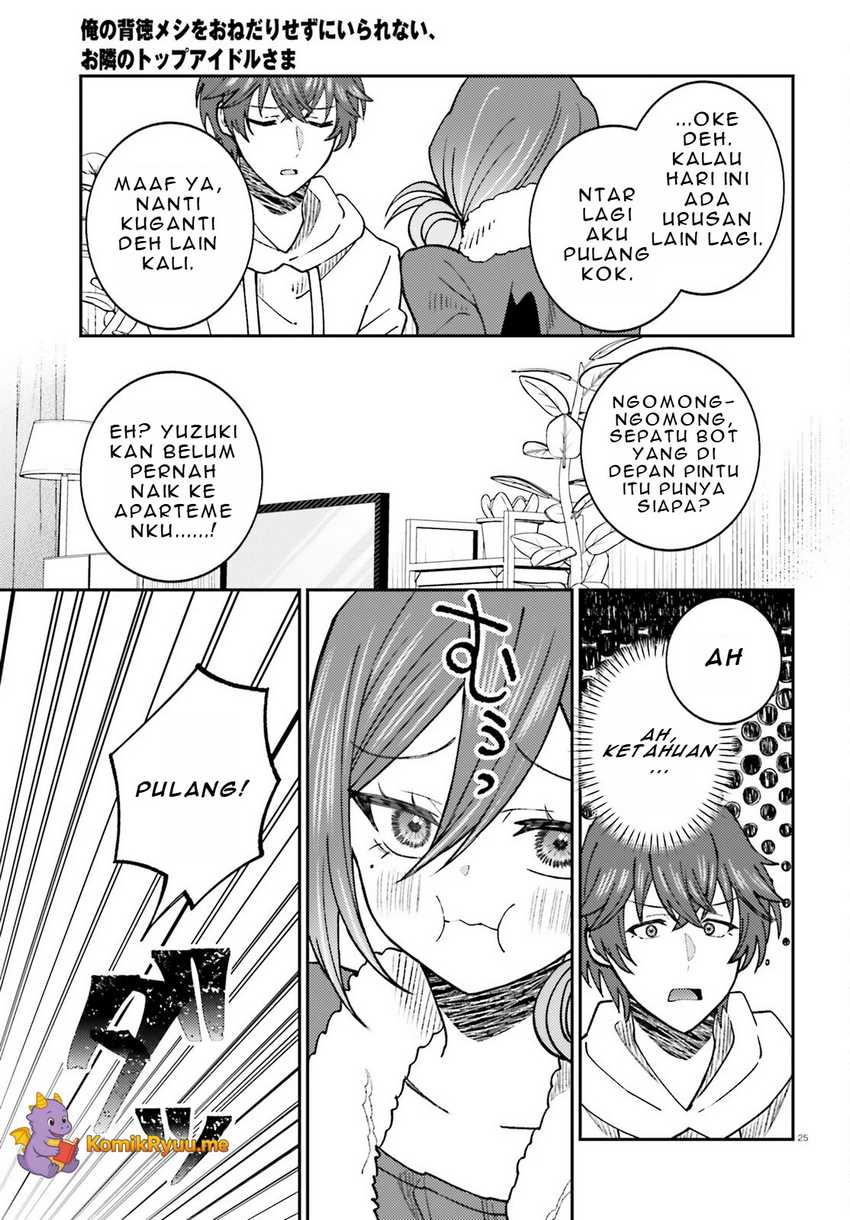 Ore no Haitoku Meshi o Onedari Sezu ni Irarenai, Otonari no Top Idol-sama Chapter 6 - halaman 11