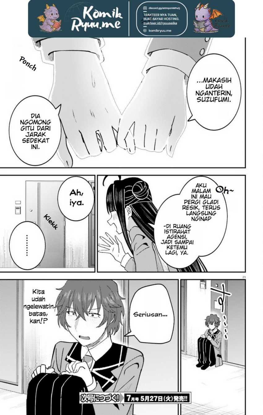 Ore no Haitoku Meshi o Onedari Sezu ni Irarenai, Otonari no Top Idol-sama Chapter 9 - halaman 19