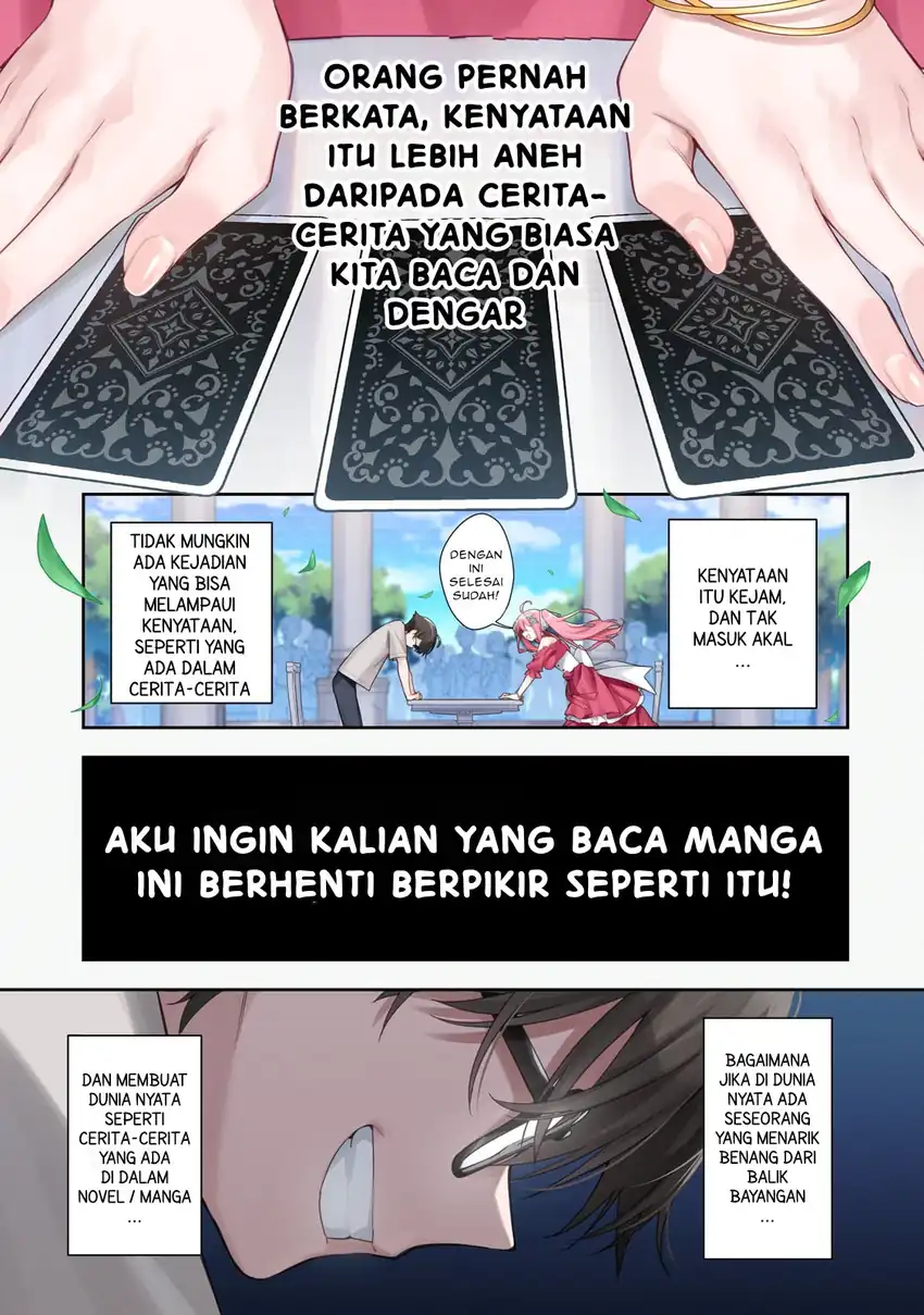 Ore wa Gakuen Zunou Battle no Ensyutsuka!: Jishou Mob ga Kage kara Egaku Saikyou Shujinkou Musou Scenario Chapter 1 - halaman 2
