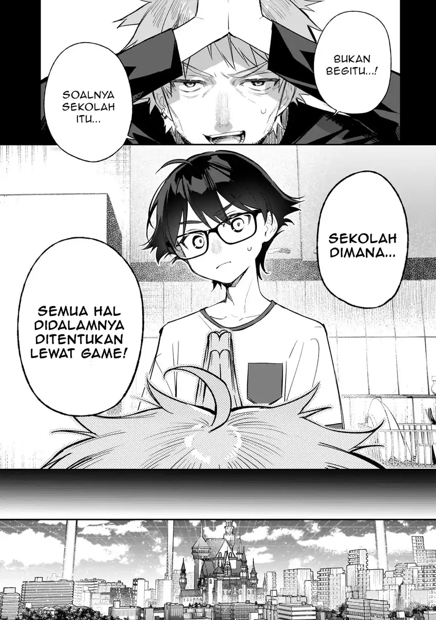 Ore wa Gakuen Zunou Battle no Ensyutsuka!: Jishou Mob ga Kage kara Egaku Saikyou Shujinkou Musou Scenario Chapter 1 - halaman 21