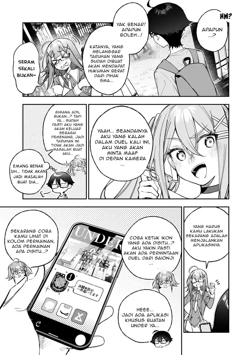 Ore wa Gakuen Zunou Battle no Ensyutsuka!: Jishou Mob ga Kage kara Egaku Saikyou Shujinkou Musou Scenario Chapter 2.1 - halaman 10