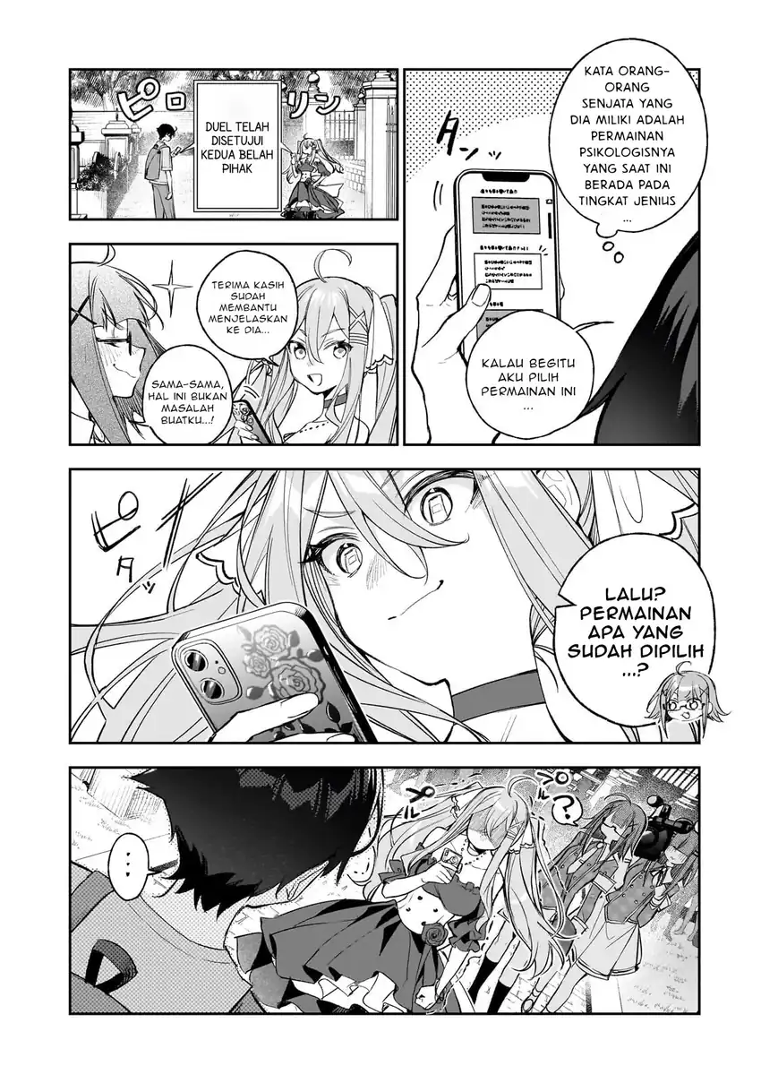 Ore wa Gakuen Zunou Battle no Ensyutsuka!: Jishou Mob ga Kage kara Egaku Saikyou Shujinkou Musou Scenario Chapter 2.1 - halaman 12