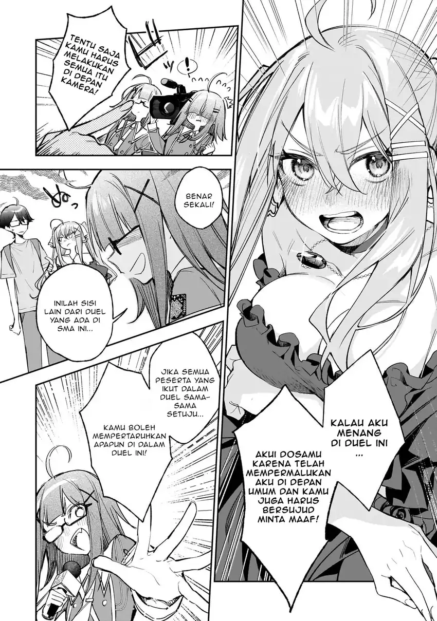 Ore wa Gakuen Zunou Battle no Ensyutsuka!: Jishou Mob ga Kage kara Egaku Saikyou Shujinkou Musou Scenario Chapter 2.1 - halaman 9