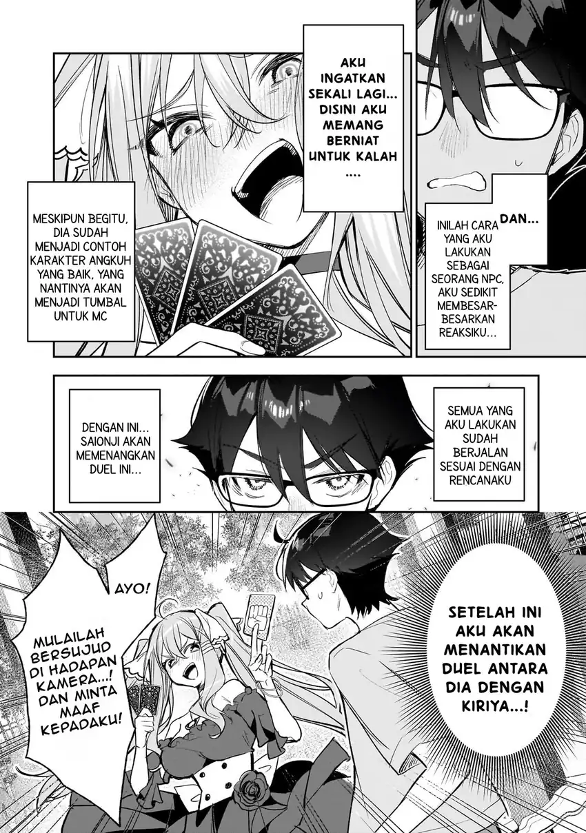 Ore wa Gakuen Zunou Battle no Ensyutsuka!: Jishou Mob ga Kage kara Egaku Saikyou Shujinkou Musou Scenario Chapter 2.2 - halaman 10