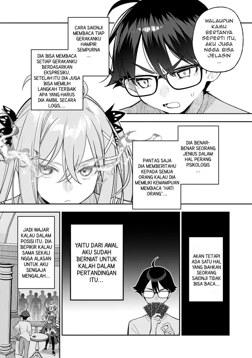 Ore wa Gakuen Zunou Battle no Ensyutsuka!: Jishou Mob ga Kage kara Egaku Saikyou Shujinkou Musou Scenario Chapter 3.1 - halaman 11