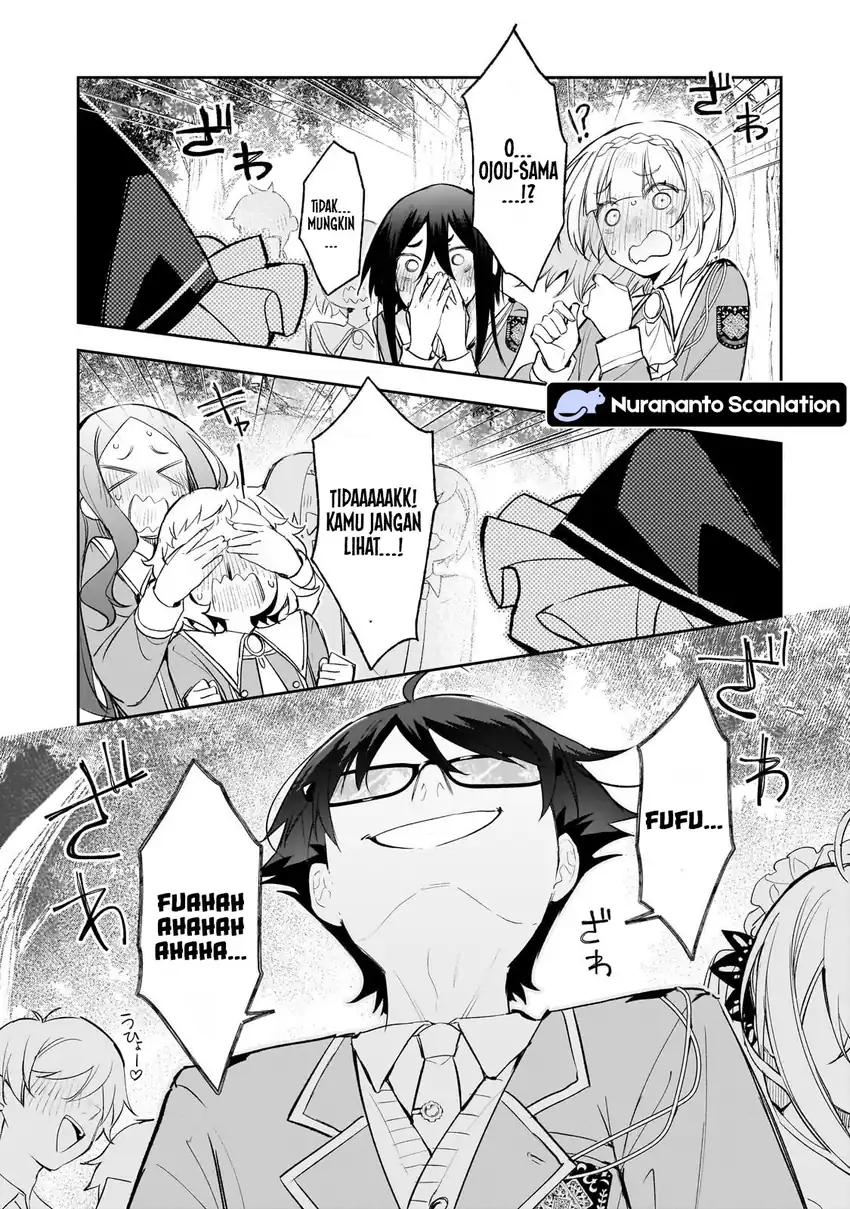 Ore wa Gakuen Zunou Battle no Ensyutsuka!: Jishou Mob ga Kage kara Egaku Saikyou Shujinkou Musou Scenario Chapter 3.2 - halaman 1