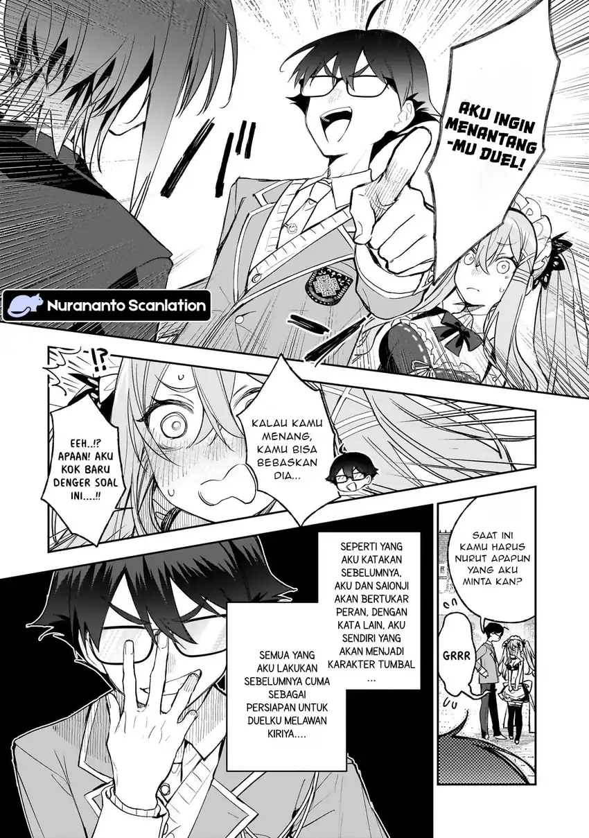 Ore wa Gakuen Zunou Battle no Ensyutsuka!: Jishou Mob ga Kage kara Egaku Saikyou Shujinkou Musou Scenario Chapter 3.2 - halaman 10