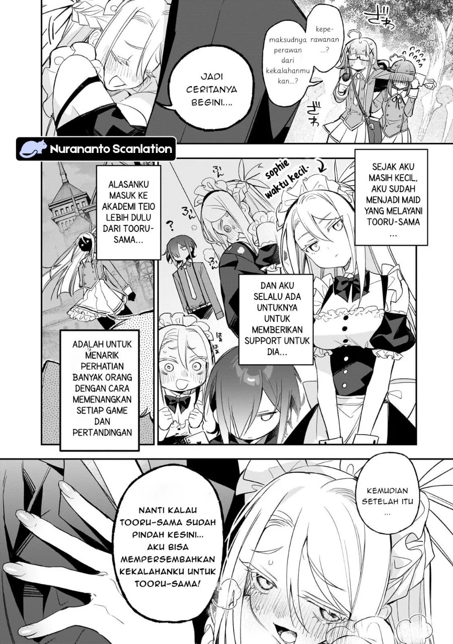 Ore wa Gakuen Zunou Battle no Ensyutsuka!: Jishou Mob ga Kage kara Egaku Saikyou Shujinkou Musou Scenario Chapter 4.1 - halaman 9
