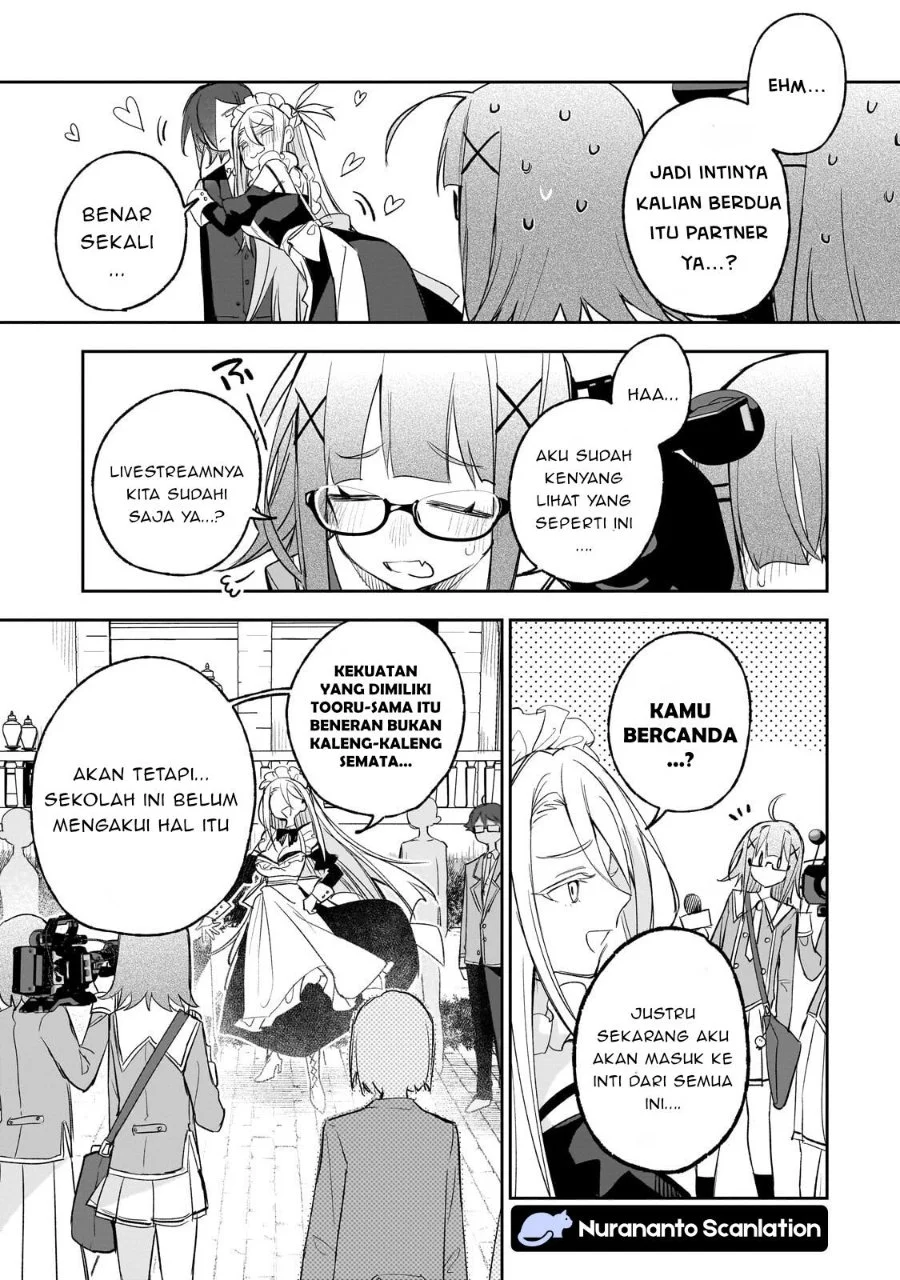 Ore wa Gakuen Zunou Battle no Ensyutsuka!: Jishou Mob ga Kage kara Egaku Saikyou Shujinkou Musou Scenario Chapter 4.2 - halaman 3