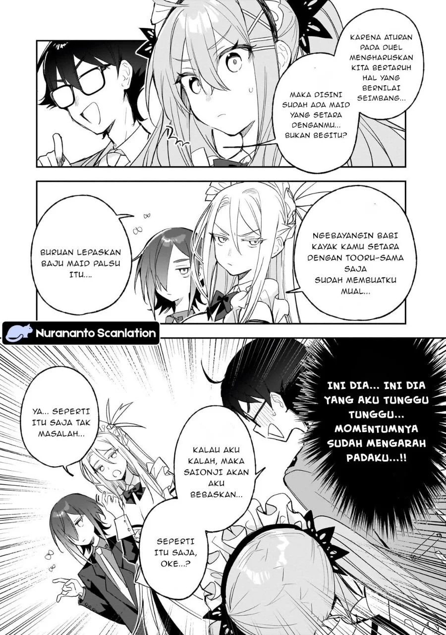 Ore wa Gakuen Zunou Battle no Ensyutsuka!: Jishou Mob ga Kage kara Egaku Saikyou Shujinkou Musou Scenario Chapter 4.2 - halaman 8