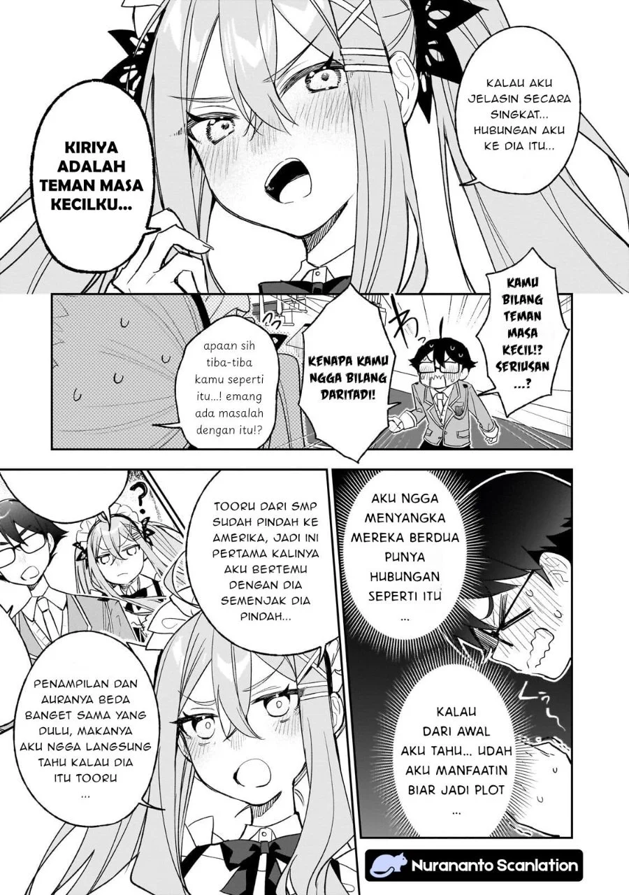Ore wa Gakuen Zunou Battle no Ensyutsuka!: Jishou Mob ga Kage kara Egaku Saikyou Shujinkou Musou Scenario Chapter 4.3 - halaman 3