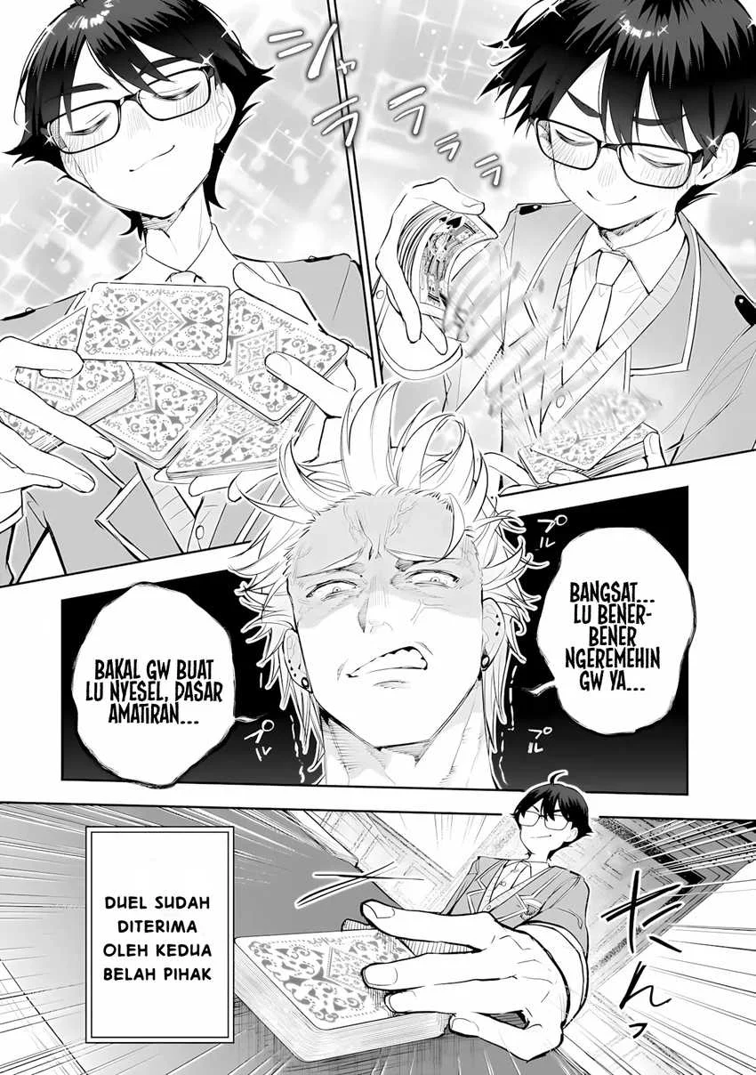 Ore wa Gakuen Zunou Battle no Ensyutsuka!: Jishou Mob ga Kage kara Egaku Saikyou Shujinkou Musou Scenario Chapter 5 - halaman 10