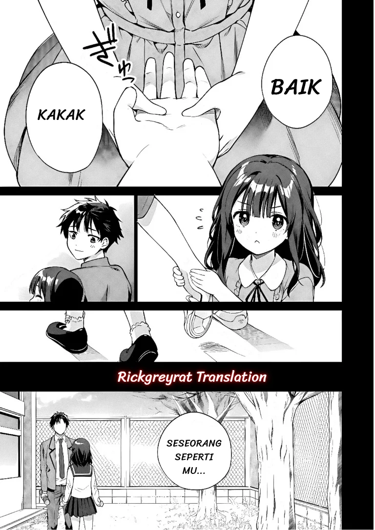 Ore wa Gimai ni Uso wo Tsuku ~Chi no Tsunaganai Imouto wo Ore ga Hikitoru Koto ni Shita~ Chapter 1 - halaman 12