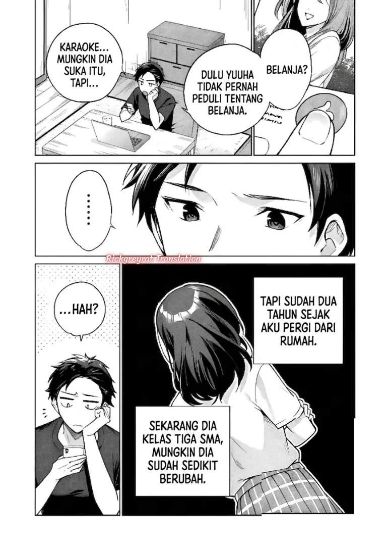 Ore wa Gimai ni Uso wo Tsuku ~Chi no Tsunaganai Imouto wo Ore ga Hikitoru Koto ni Shita~ Chapter 1 - halaman 22