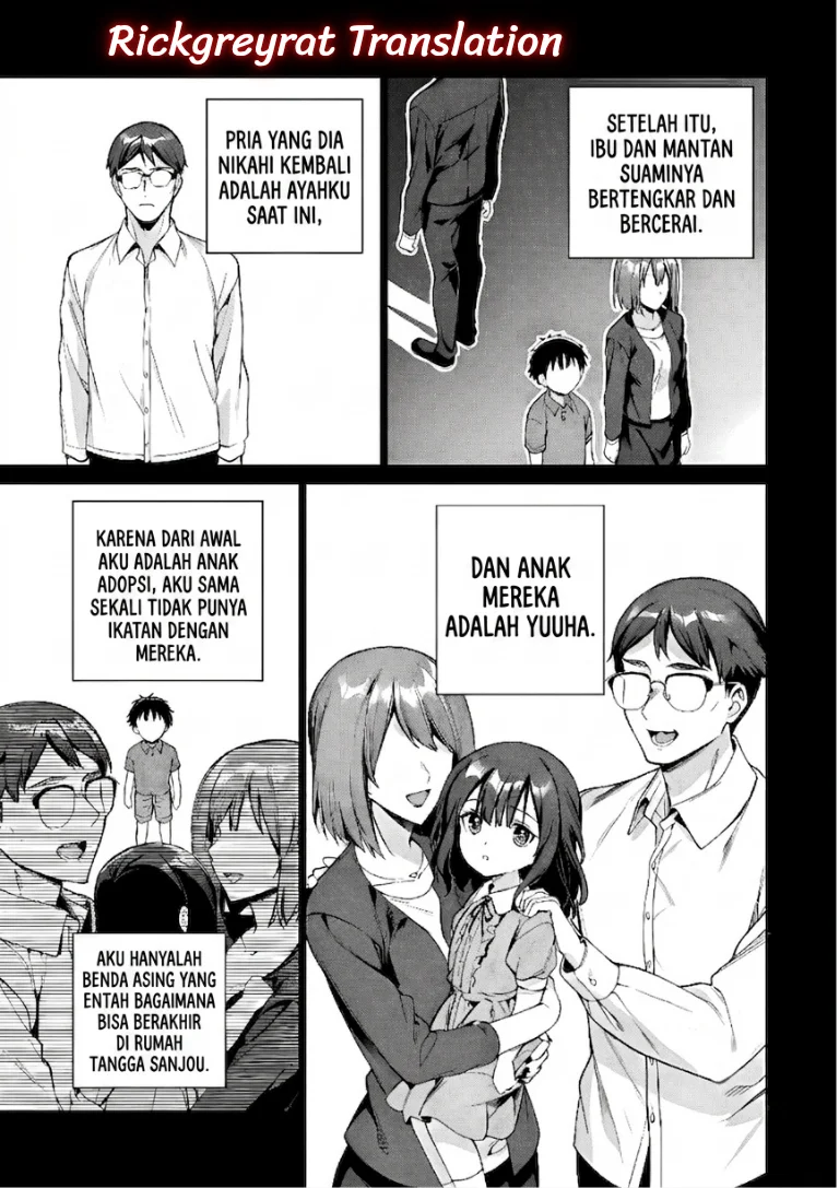 Ore wa Gimai ni Uso wo Tsuku ~Chi no Tsunaganai Imouto wo Ore ga Hikitoru Koto ni Shita~ Chapter 1 - halaman 44