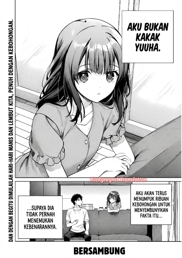 Ore wa Gimai ni Uso wo Tsuku ~Chi no Tsunaganai Imouto wo Ore ga Hikitoru Koto ni Shita~ Chapter 1 - halaman 61