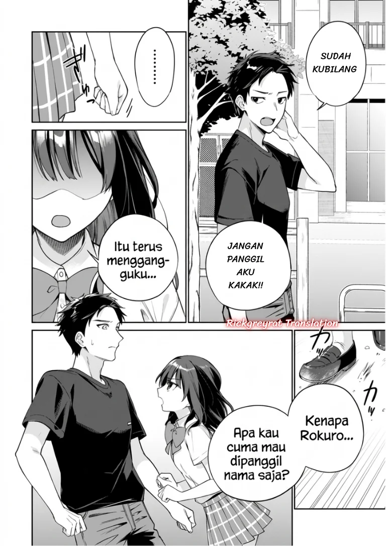 Ore wa Gimai ni Uso wo Tsuku ~Chi no Tsunaganai Imouto wo Ore ga Hikitoru Koto ni Shita~ Chapter 2 - halaman 4