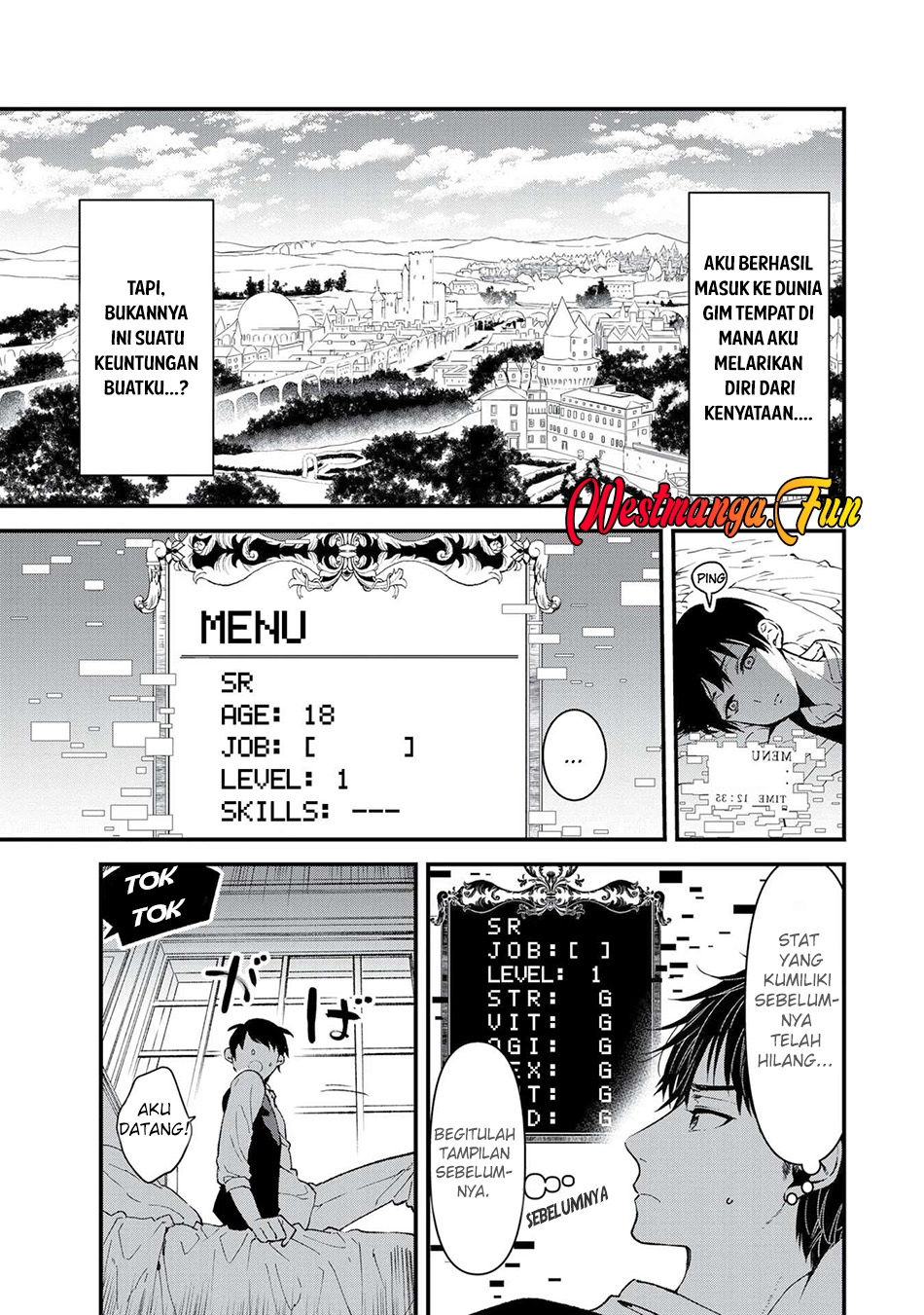Ore, Yuusha ja Nai desukara. VR Sekai no Chouten ni Kunrin seshi Otoko. Tensei shi, Level 1 no Mushoku kara Restart suru Chapter 1 - halaman 19
