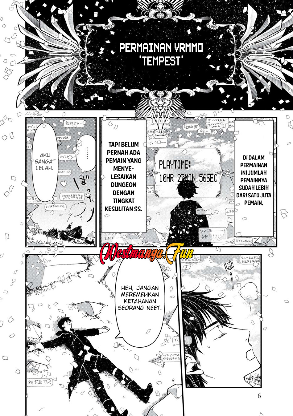 Ore, Yuusha ja Nai desukara. VR Sekai no Chouten ni Kunrin seshi Otoko. Tensei shi, Level 1 no Mushoku kara Restart suru Chapter 1 - halaman 8