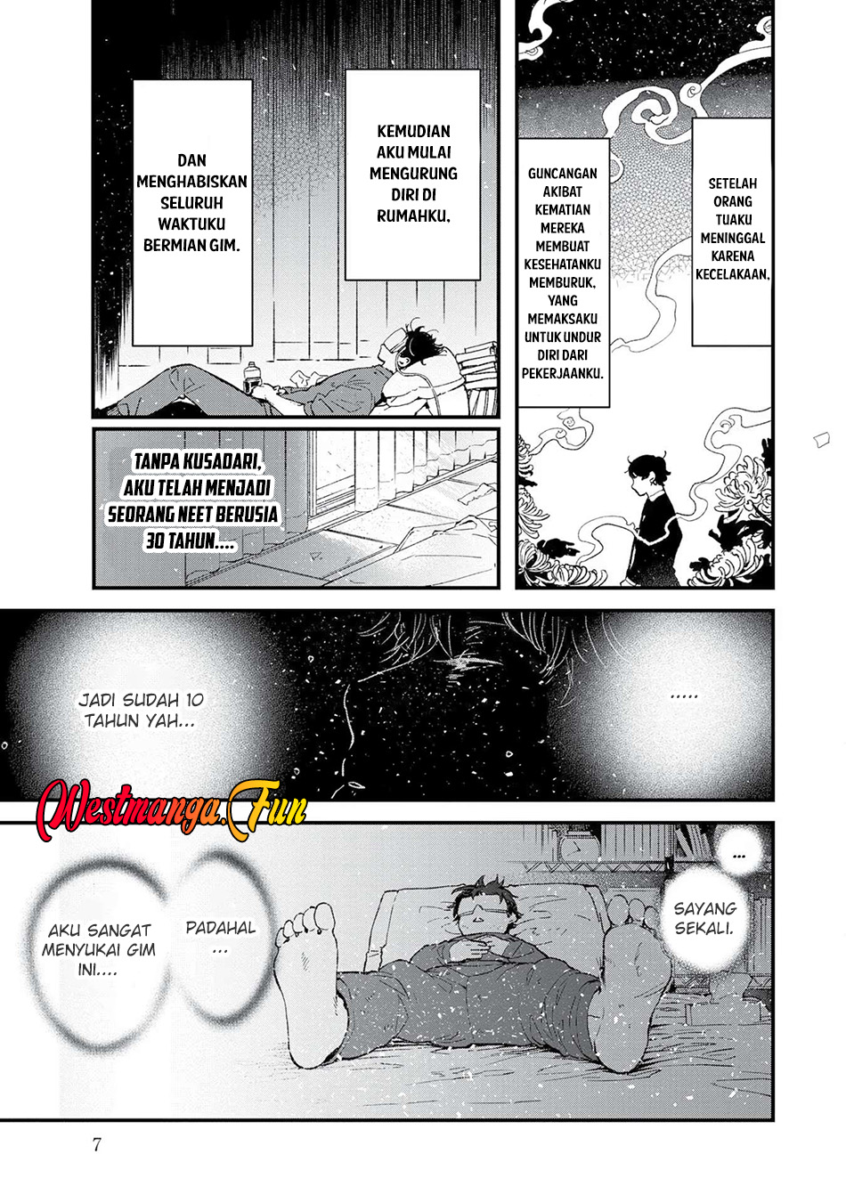 Ore, Yuusha ja Nai desukara. VR Sekai no Chouten ni Kunrin seshi Otoko. Tensei shi, Level 1 no Mushoku kara Restart suru Chapter 1 - halaman 9