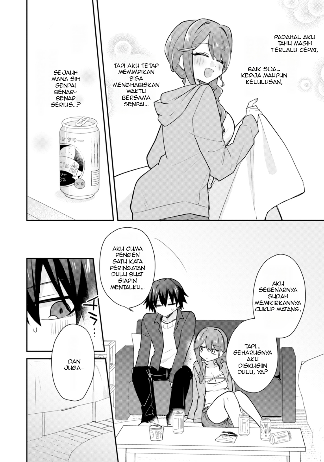 Osake to Senpai Kanojo to no Amaama Doukyo Love Comedy wa Hatachi ni Natte kara Chapter 1 - halaman 15
