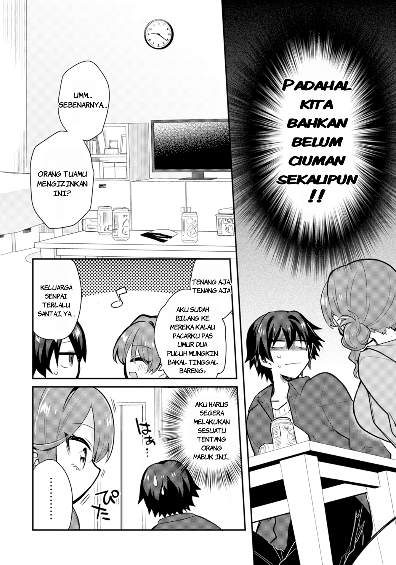 Osake to Senpai Kanojo to no Amaama Doukyo Love Comedy wa Hatachi ni Natte kara Chapter 1 - halaman 7