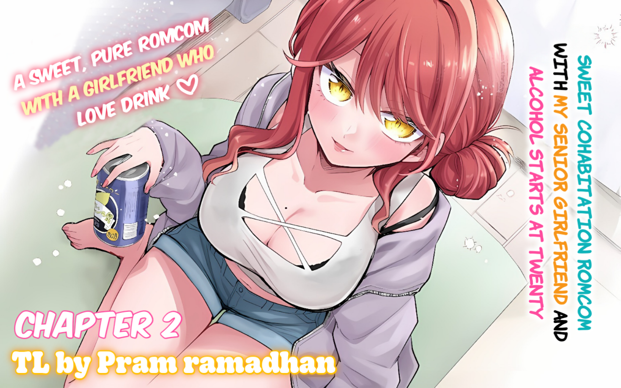 Osake to Senpai Kanojo to no Amaama Doukyo Love Comedy wa Hatachi ni Natte kara Chapter 2 - halaman 1