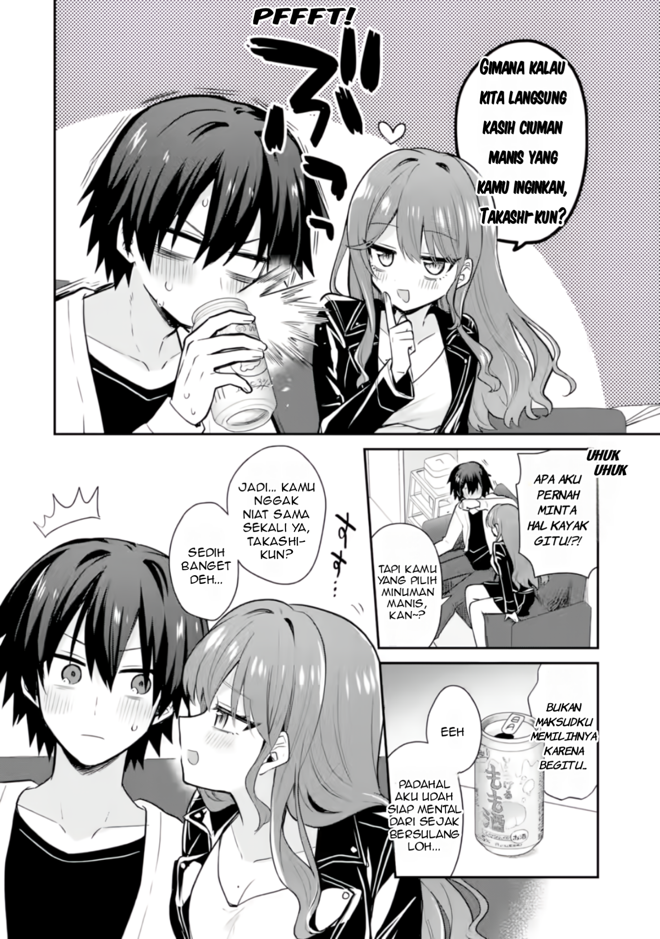 Osake to Senpai Kanojo to no Amaama Doukyo Love Comedy wa Hatachi ni Natte kara Chapter 2 - halaman 11