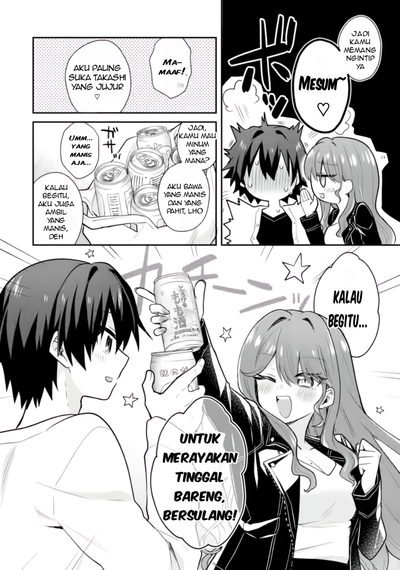 Osake to Senpai Kanojo to no Amaama Doukyo Love Comedy wa Hatachi ni Natte kara Chapter 2 - halaman 9