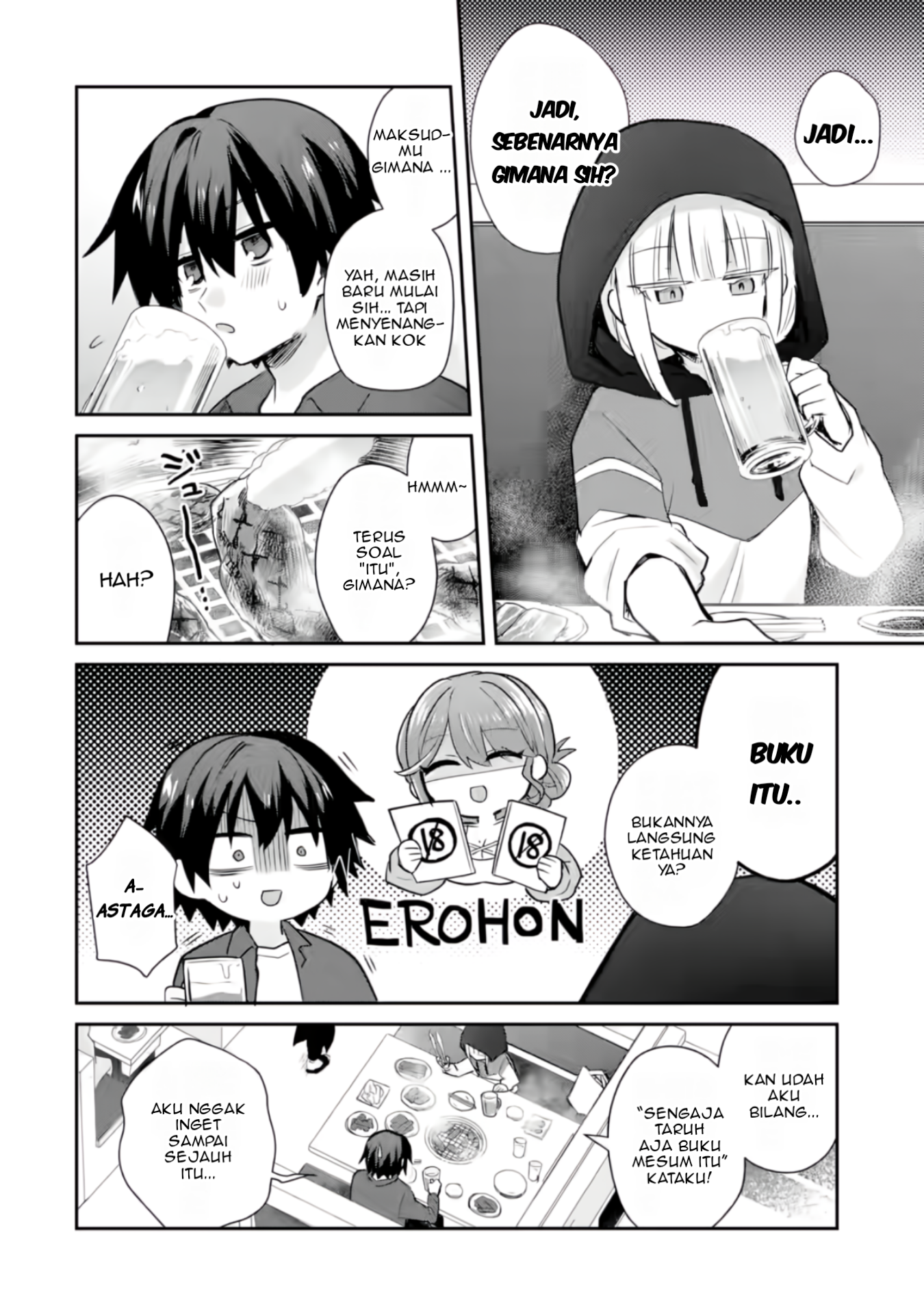 Osake to Senpai Kanojo to no Amaama Doukyo Love Comedy wa Hatachi ni Natte kara Chapter 3 - halaman 13
