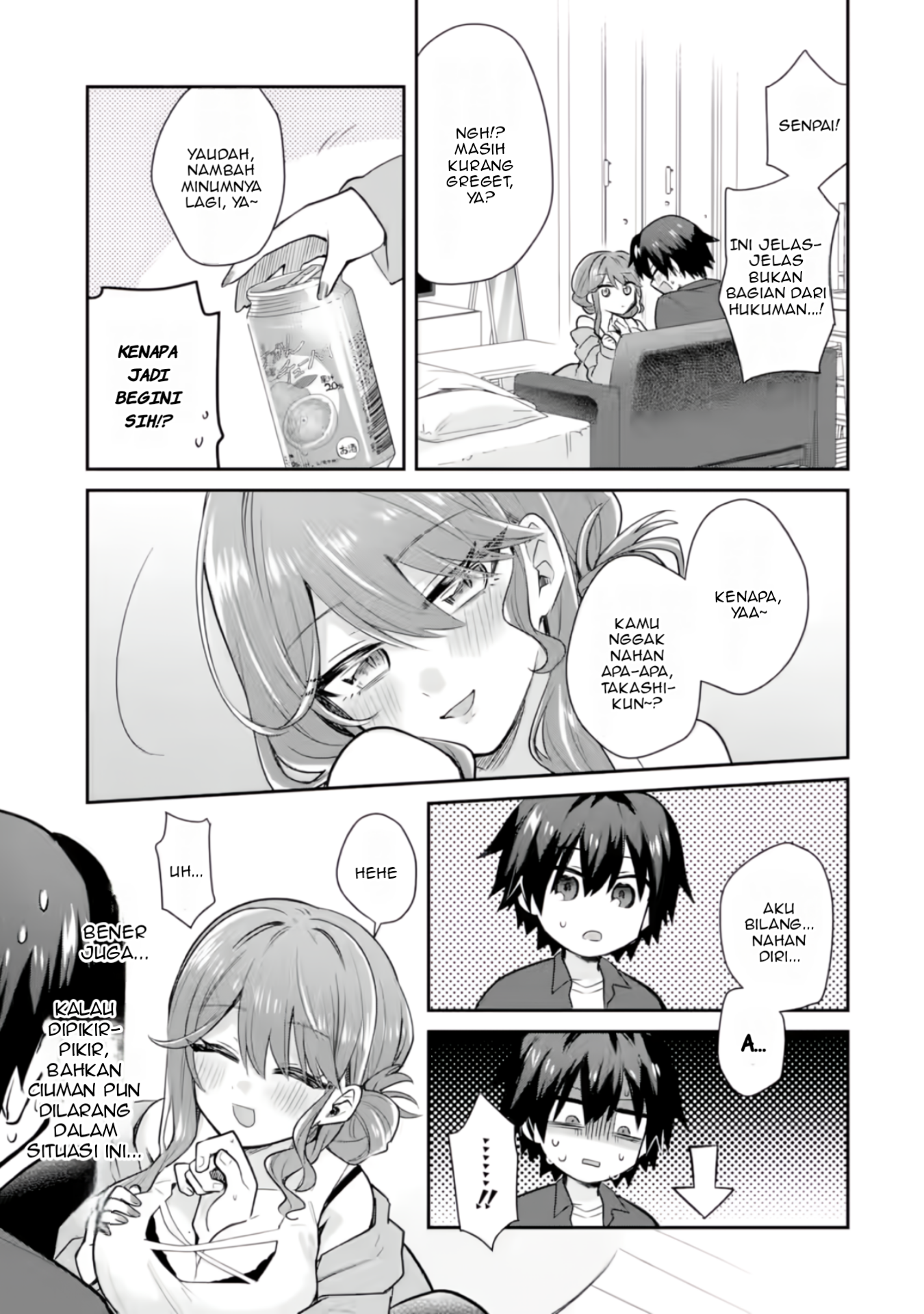Osake to Senpai Kanojo to no Amaama Doukyo Love Comedy wa Hatachi ni Natte kara Chapter 3 - halaman 28