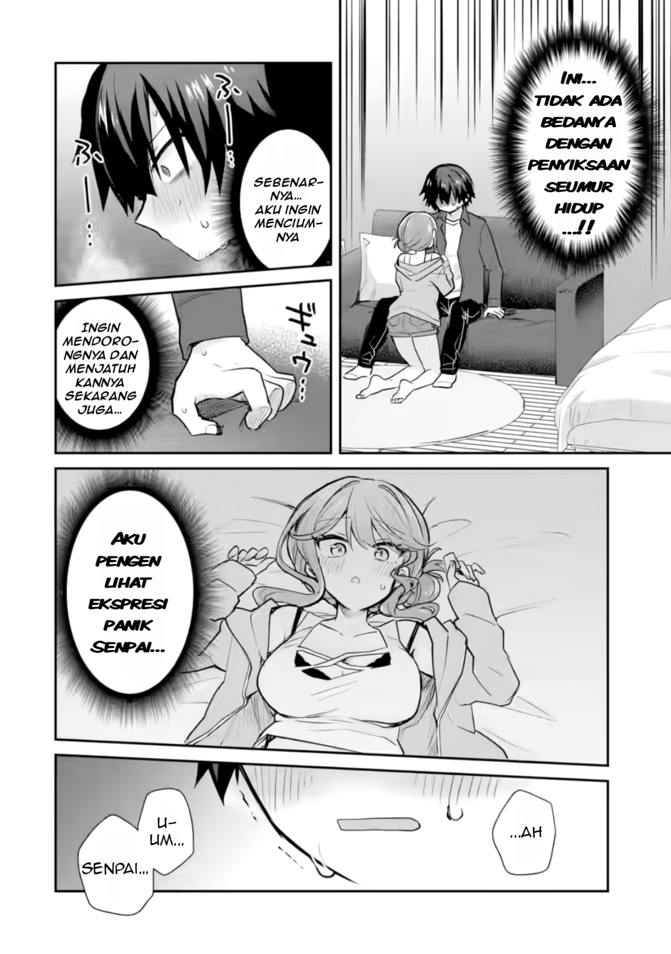 Osake to Senpai Kanojo to no Amaama Doukyo Love Comedy wa Hatachi ni Natte kara Chapter 3 - halaman 29
