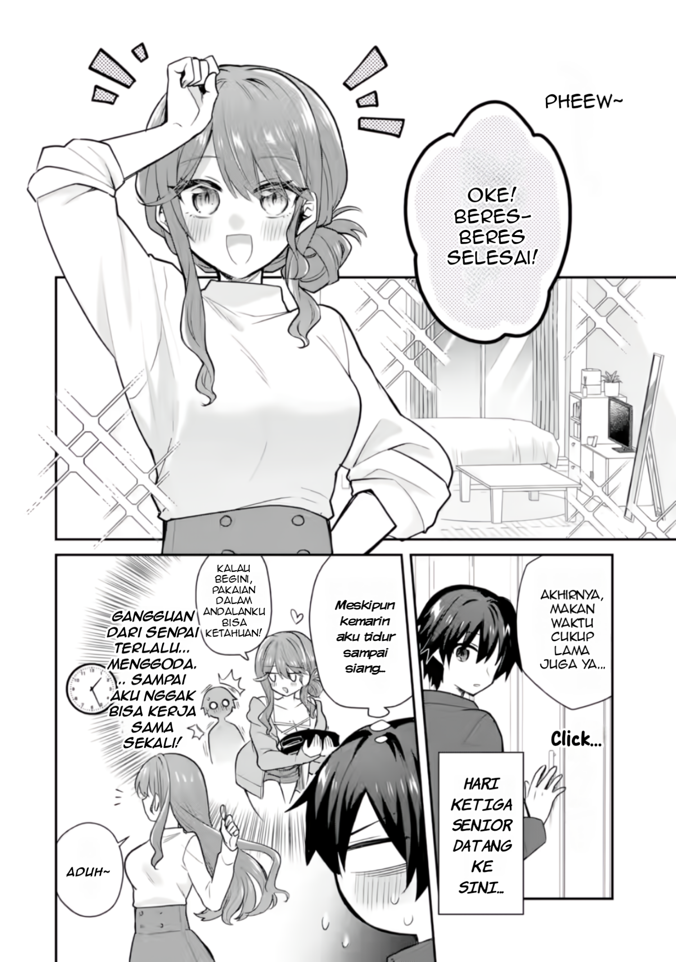 Osake to Senpai Kanojo to no Amaama Doukyo Love Comedy wa Hatachi ni Natte kara Chapter 3 - halaman 3