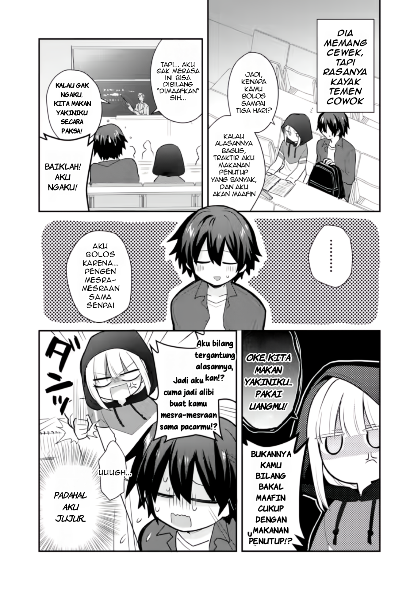 Osake to Senpai Kanojo to no Amaama Doukyo Love Comedy wa Hatachi ni Natte kara Chapter 3 - halaman 6