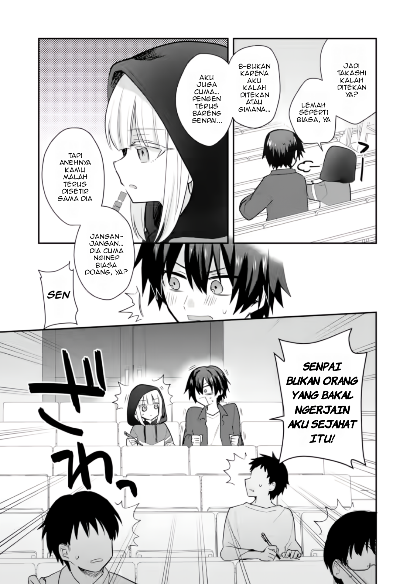 Osake to Senpai Kanojo to no Amaama Doukyo Love Comedy wa Hatachi ni Natte kara Chapter 3 - halaman 8