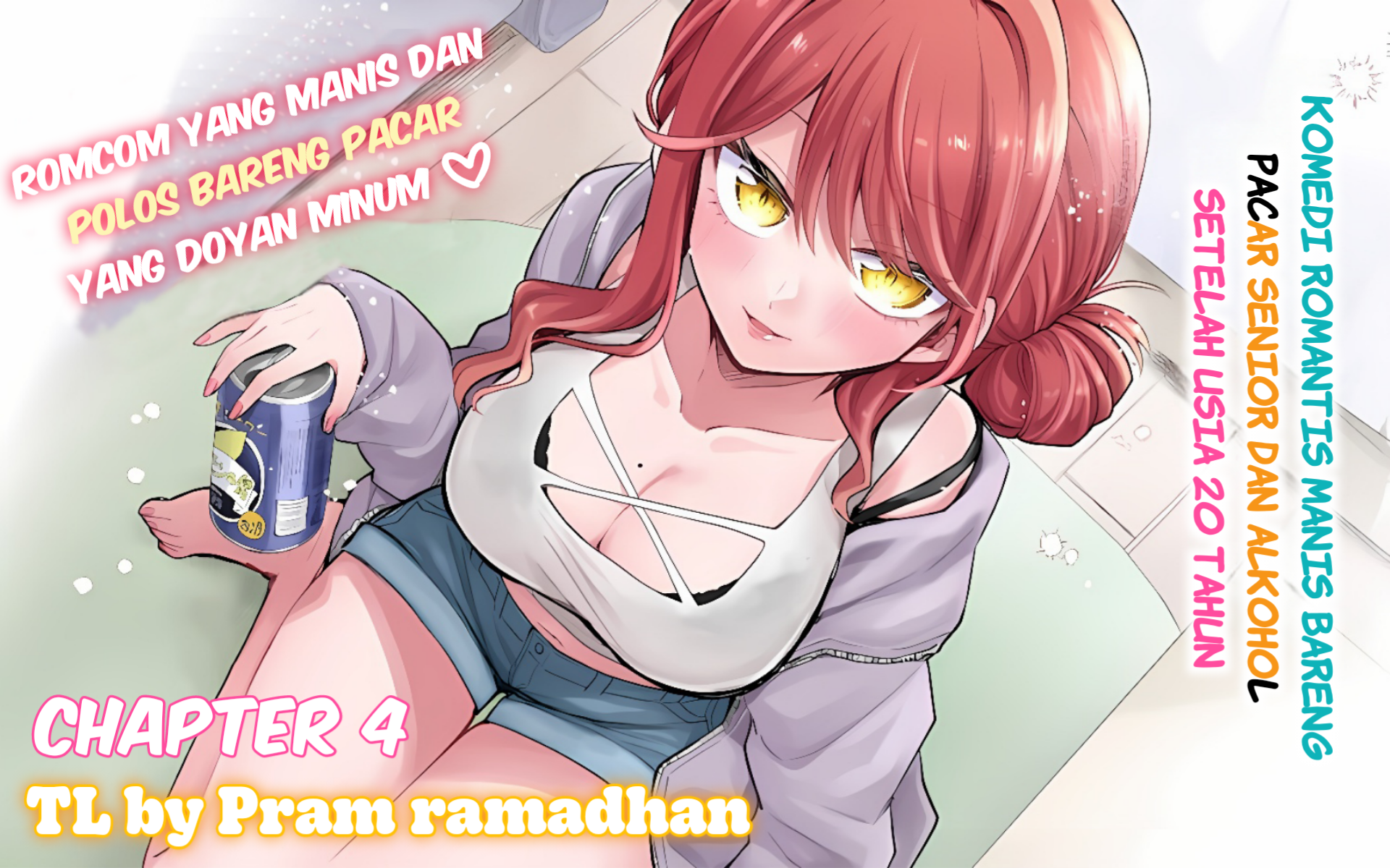 Osake to Senpai Kanojo to no Amaama Doukyo Love Comedy wa Hatachi ni Natte kara Chapter 4 - halaman 1