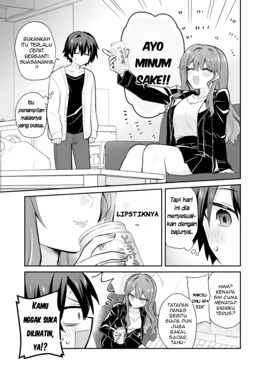 Osake to Senpai Kanojo to no Amaama Doukyo Lovecome wa Nijuusai ni Natte kara Chapter 2 - halaman 8