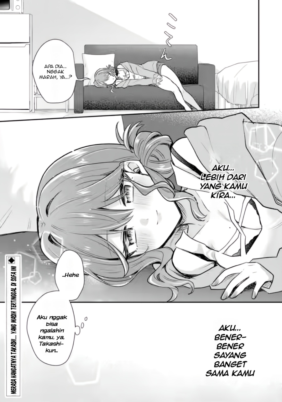 Osake to Senpai Kanojo to no Amaama Doukyo Lovecome wa Nijuusai ni Natte kara Chapter 3 - halaman 38