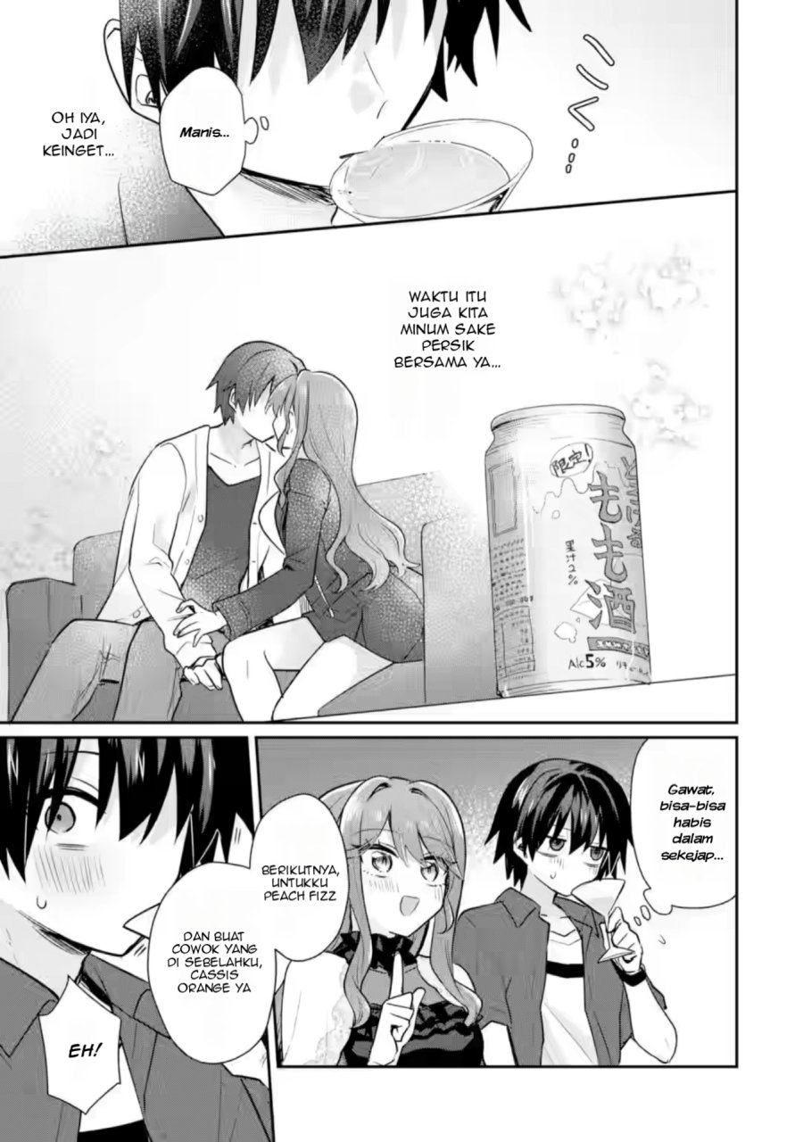 Osake to Senpai Kanojo to no Amaama Doukyo Lovecome wa Nijuusai ni Natte kara Chapter 4 - halaman 14