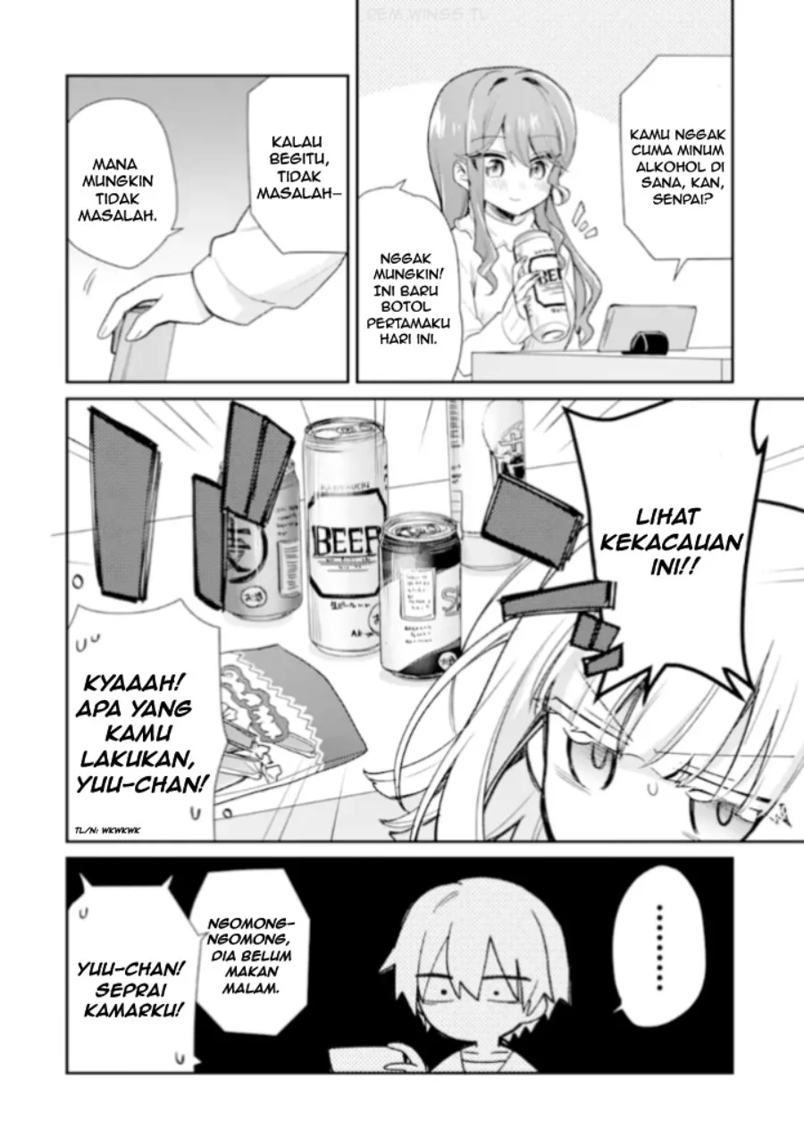 Osake to Senpai Kanojo to no Amaama Doukyo Lovecome wa Nijuusai ni Natte kara Chapter 6.1 - halaman 4