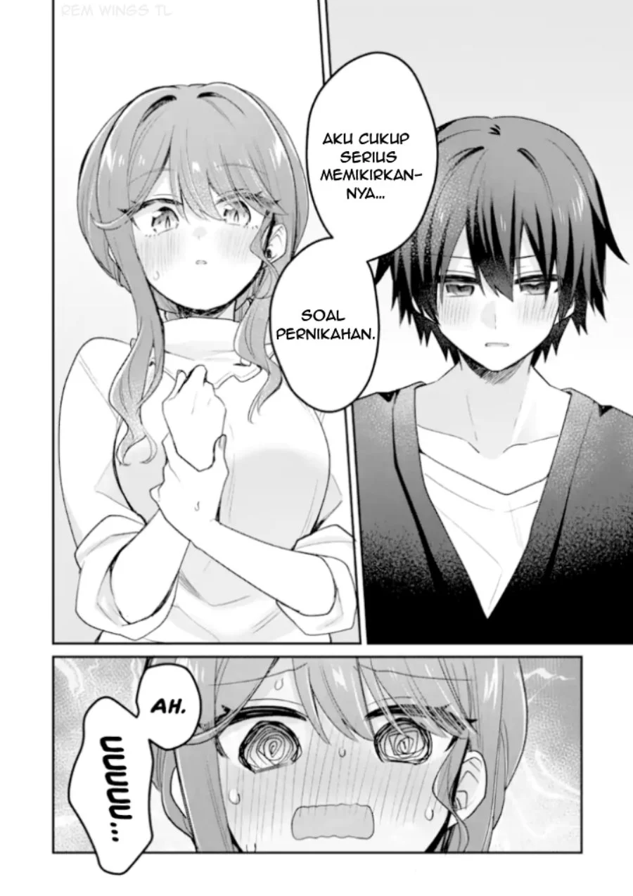 Osake to Senpai Kanojo to no Amaama Doukyo Lovecome wa Nijuusai ni Natte kara Chapter 6.2 - halaman 1