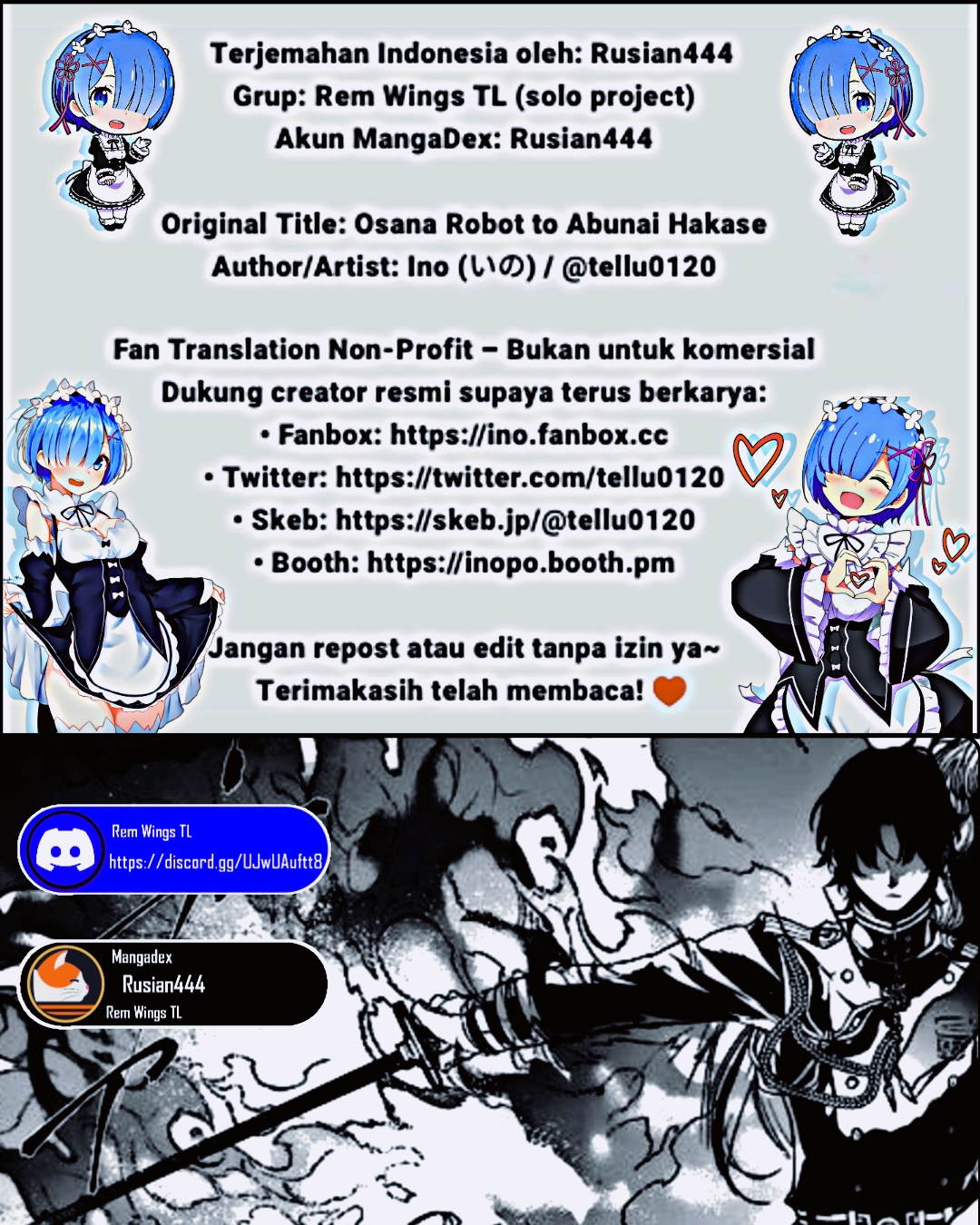 Osana Robo to Abunai Hakase Chapter 55 - halaman 3