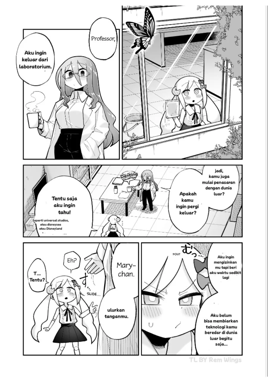 Osana Robot to Abunai Hakase Chapter 13 - halaman 1