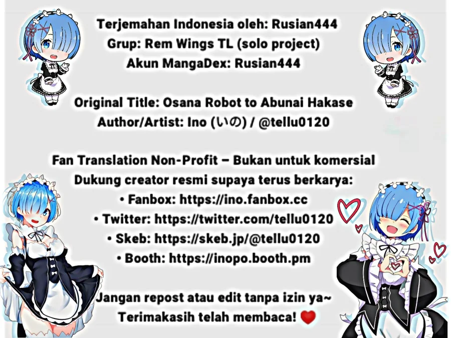 Osana Robot to Abunai Hakase Chapter 48 - halaman 6