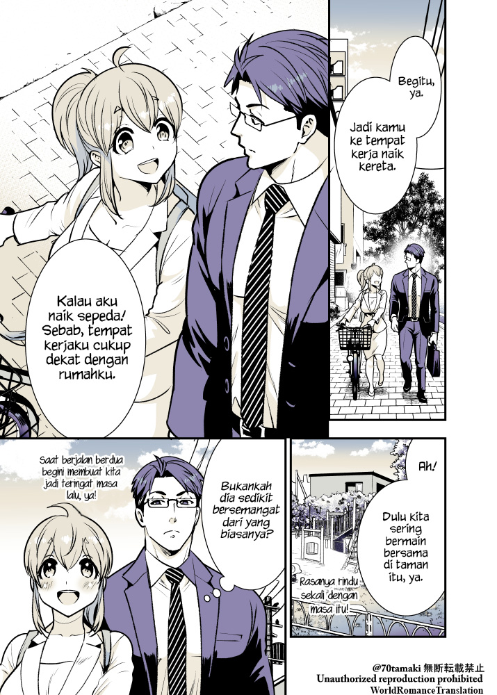 Osananajimi ga Hisabisa ni Saikai shitara Otagai Kyonyuu ni Natteta Chapter 11 - halaman 2